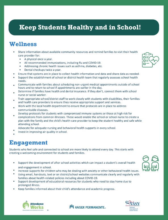 Keep Students Healthy and in School